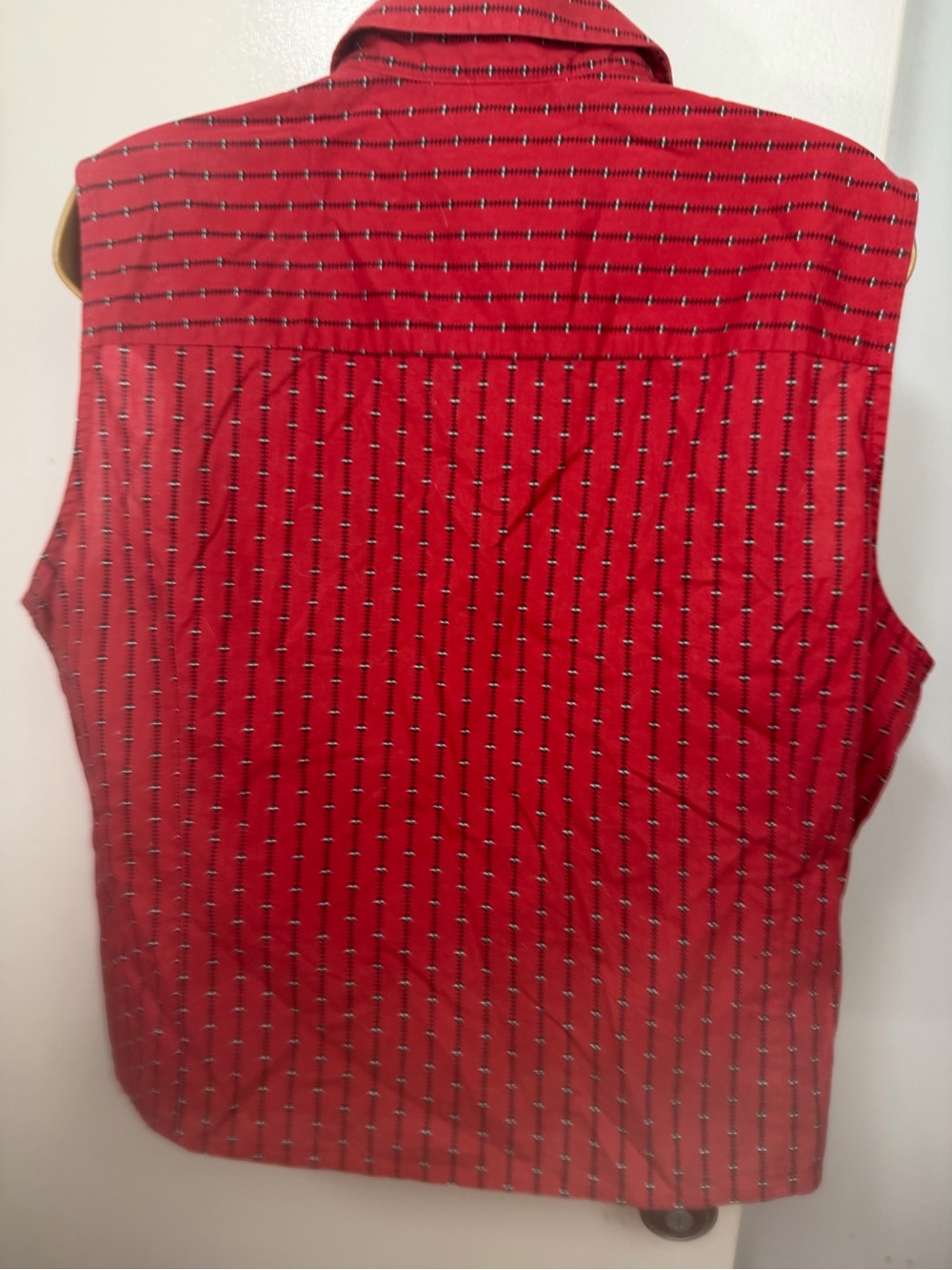 Lauren Ralph Lauren Red Vintage Button Front Printed Western Inspired Top 16 - Picture 9 of 16